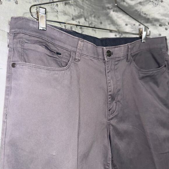 English Laundry Mens 38x29 Slate Gray Straight Leg Trousers Button Zip Pockets - Picture 3 of 9